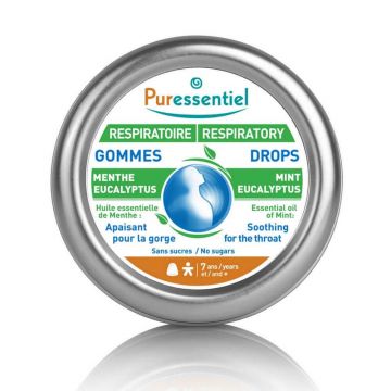 Puressentiel Respirație calmantă pentru gât Gummies 45g