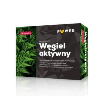 Puwer cărbune activ, 30 capsule