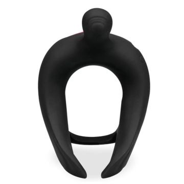 S-Hande Dot Ring Inel vibrator pentru penis Negru