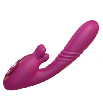 S-Hande Layla Vibrator cu stimulator clitoris Violet