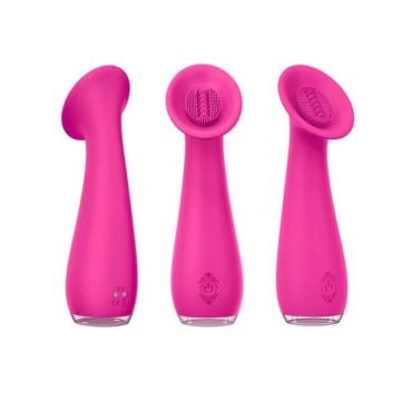S-Hande Sunflower Vibrator multifuncțional iluminat cu 9 moduri de vibrație Red Rose