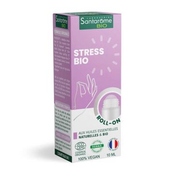 Santarome Roll-On Stress Bio cu uleiuri esențiale 10ml