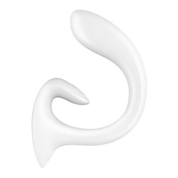 Satisfyer G for Goddess 1 vibrator de iepure pentru stimularea punctului G Alb