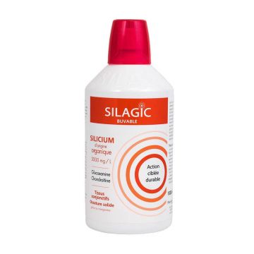 Silagic Siliciu organic + Glucozamină + Condroitină 1l