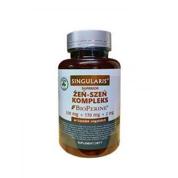 Singularis, Ginseng Bioperine Complex, 60 capsule
