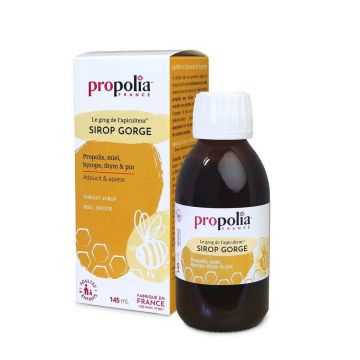 Sirop pentru gât cu miere și lămâie Propolis 145 ml