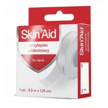 Skin Aid Adeziv nețesut 4,5 m x 1,25 cm, 1 buc