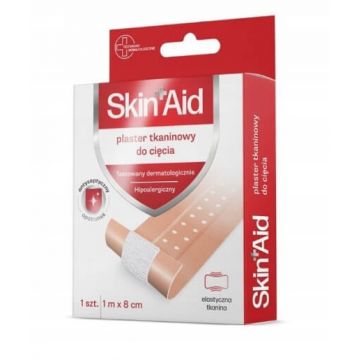 Skin Aid Tencuială pentru tăierea țesăturii 1 m x 8 cm, 1 buc