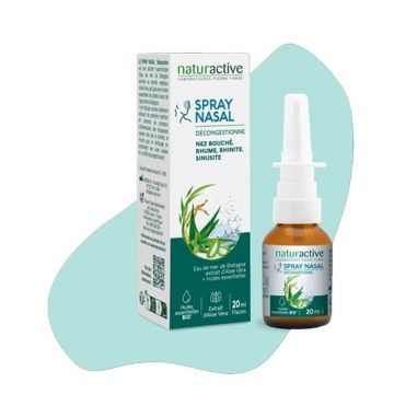 Spray nazal Naturactive cu uleiuri esențiale decongestionante 20ml