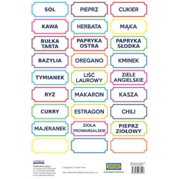 Stickere cu condimente (colorate)