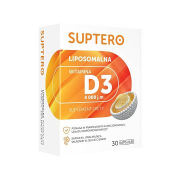 Suptero Liposomal Vitamina D3 4000 UI, 30 capsule