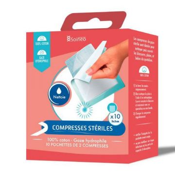 Tablete de tifon steril Soineo 5x5cm x10