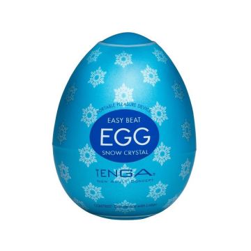 Tenga Easy Beat Egg Snow Crystal Masturbator de unică folosință