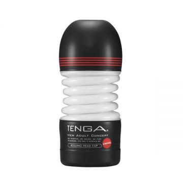 Tenga Rolling Head Cup Puternic Masturbator flexibil de unică folosință