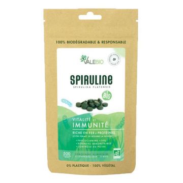 Valebio Super Food Organic Spirulina 500 comprimate