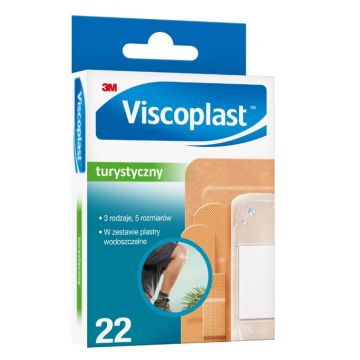 Viscoplast Tourist Plaster Set, 22 piese - Termen lung de valabilitate!