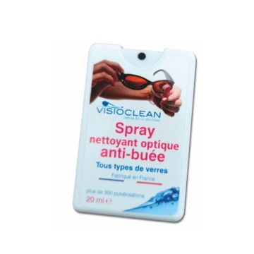 Visioclean Anti-Fog Optical Cleaner Pour tous les types de verre 20ml