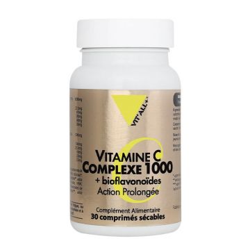 Vit'All+ Vitamine C 1000 + Bioflavonoide 30 comprimate casabile