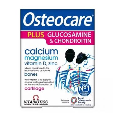 Vitabiotics Osteocare Plus Glucozamină amp; Condroitină, 60 comprimate