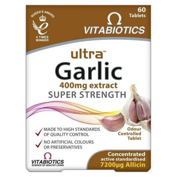 Vitabiotics Ultra Garlic, 60 comprimate
