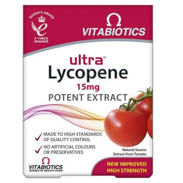 Vitabiotics Ultra Lycopene 15mg, 30 comprimate