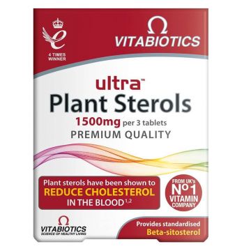 Vitabiotics Ultra Plant Sterols 500mg, 30 comprimate