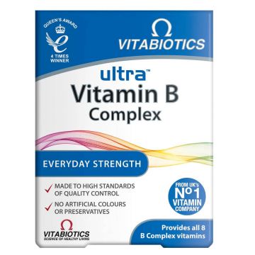 Vitabiotics Ultra Vitamin B Complex, 60 comprimate