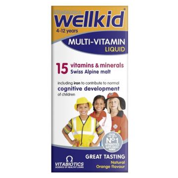 Vitabiotics Wellkid Multi-Vitamine lichid, 150 ml