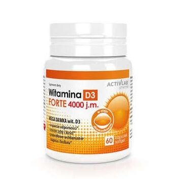 Vitamina D3 Forte 4000 UI, 60 capsule