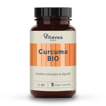 Vitavea Santé Nutri'sentiels Organic Turmeric Joint and Digestive Wellbeing 30 comprimate