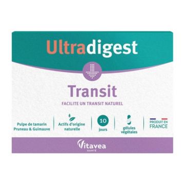 Vitavea Santé Ultradigest Transit 10 capsule Facilitează tranzitul natural