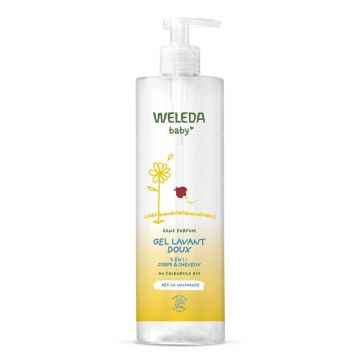 Weleda Baby and Child Gentle Cleansing Gel 2 în 1 corp și păr 400 ml