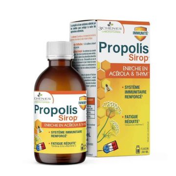 3 Chênes sirop de propolis 200 ml