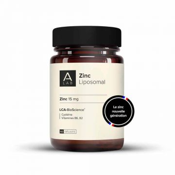A-LAB Zinc lipozomal 15 mg Imunitate Piele Păr Viziune Acnee 60 capsule