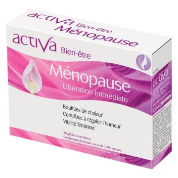 Activa Well-being Menopauză cu eliberare imediată 30 capsule