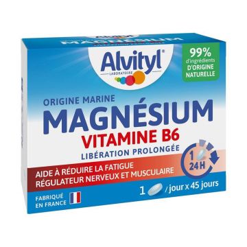 Alvityl magneziu și vitamina B6 45 comprimate