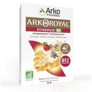 Arkopharma Arkoroyal Dynergie Bio Dynamisant & Stimulant 20 fiole