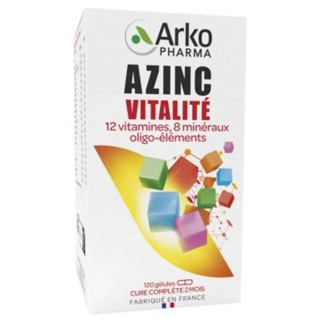 Arkopharma Azinc Shape și Vitalitate Adult 120 capsule