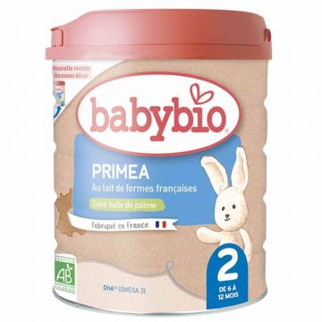 Babybio Primea 2 Lapte praf organic 6 luni 800g