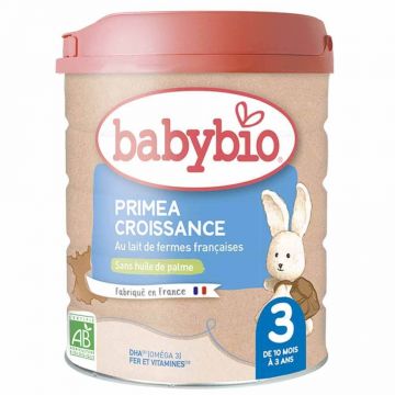Babybio Primea 3 Lapte praf organic de creștere de la 10 luni la 3 ani 800g