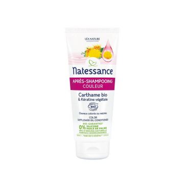 Balsam de culoare Natessance - Șofrănel și keratină vegetală organică 200 ml