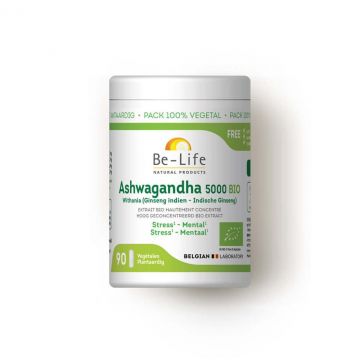 Be-Life Ashwagandha 5000 Organic 90 Gelsule