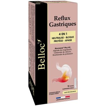 Belloc Reflux 12 sticksuri x15ml