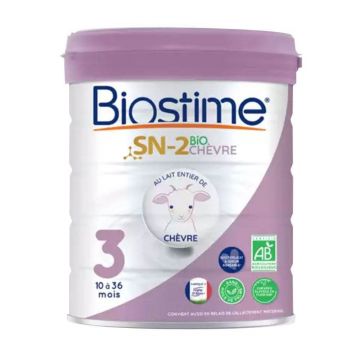 Biostime Lapte de capră bio SN-2 pentru sugari - vârsta a 3-a de la 10 la 36 luni 800g