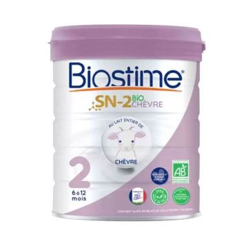 Biostime SN-2 Lapte de capră bio pentru sugari cu vârsta cuprinsă între 6 și 12 luni 800g