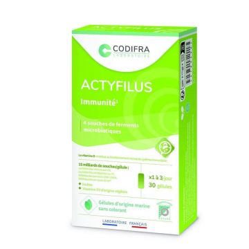 Codifra Actyfilus Fermenți microbiotici 30 capsule