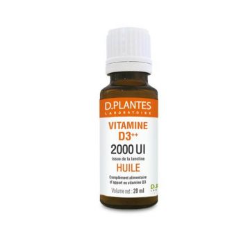 D. Plantes Vitamine D3+ 2000 UI 20ml