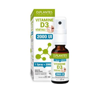 D. Plantes Vitamine D3 2000 UI Spray 20ml