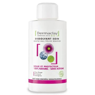 Dermaclay 100% natural, organic, fără acetonă, îngrijire delicată a lacului de unghii 100ml