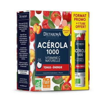 Dietaroma Acerola 1000 Energy Tonus 36 comprimate